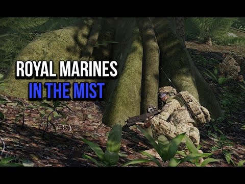 3CB ArmA 3: Royal Marines in the mist.