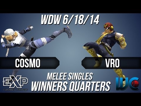 WDW 6/18/14 - Cosmo (Falco/Sheik) vs. Vro (Marth/Falcon) Melee Singles Winners Quarters