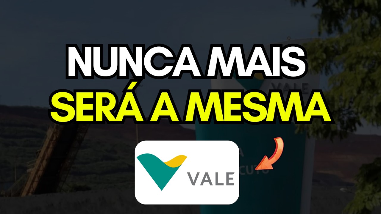 Vale (vale3) Vem abaixo no 1t26 e Pode Cair. A Vale nunca mais será a mesma !!!