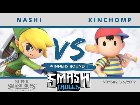 STMS #2 - WINNERS ROUND 1 - Nashi (Toon Link) Vs. XinChomp (Ness) - SSBU Tournament