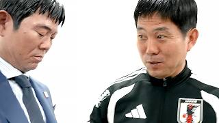 【W杯制覇を目指す森保メモ】森保監督、等身大フィギュアと初対面／三井不動産