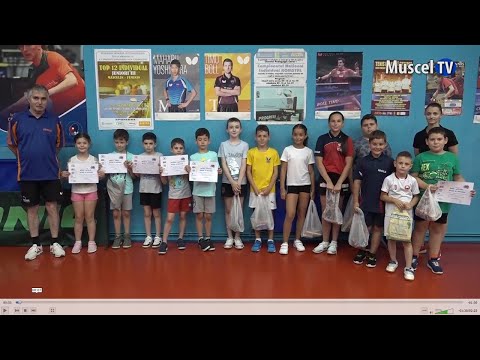 Jurnal MUSCEL TV 21.07.2023 SPORT - Tenis de masă -Tabăra de vară s-a încheiat cu premierea copiilor