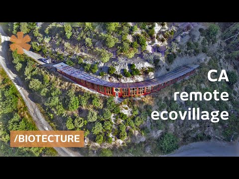 He quit all to build off-grid village, mountain-long Earthship