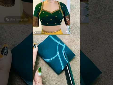 Blouse Front Neck designs cutting and stitching ✂️🪡✂️#shorts #youtubeshorts #hindisong