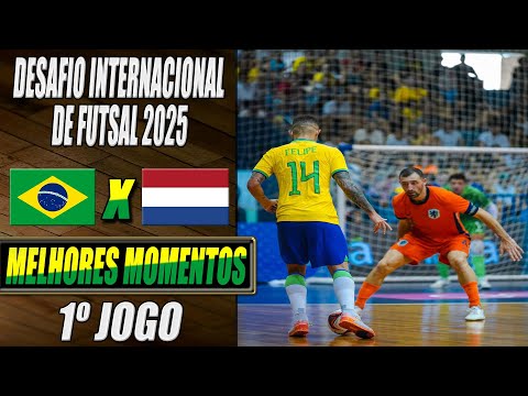Brasil X Holanda | 1º Jogo | Desafio Internacional de Futsal 2025 (20/12/2025)