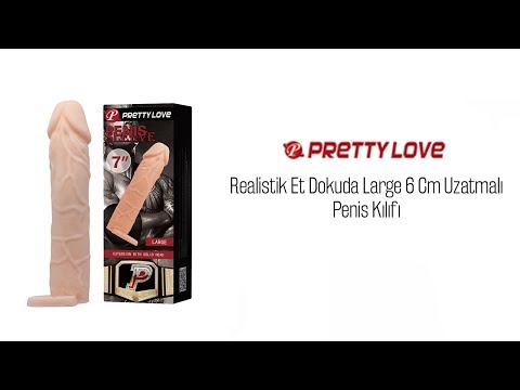 Pt Realistik Et Dokuda Large 6 Cm Uzatmalı Penis Kılıfı