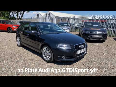 12 Plate Audi A3 1.6TDI Sport 5dr