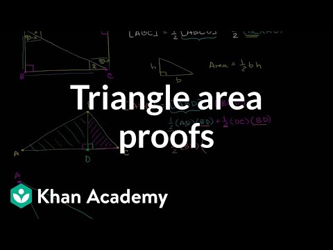 Area Of Triangle Proof Video Khan Academy Area Of Triangle Proof Video Khan Academy