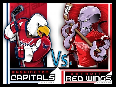 NHL 17 | Washington Capitals - Detroit Red Wings | Match #1 | PS4
