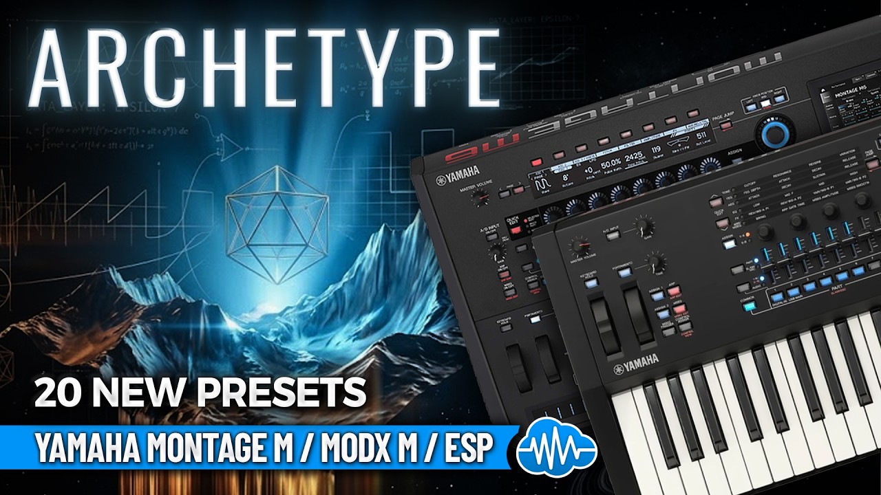 DRS096 - Archetype - Premium Sound Library - Yamaha MODX M / ESP Plugin ( 20 Presets ) - Video Preview 1