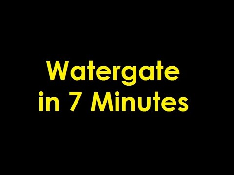 The Watergate Scandal in 7 Minutes