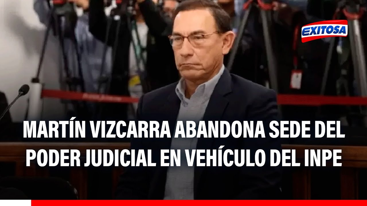 🔴🔵 Martín Vizcarra es TRASLADADO en un vehículo del INPE: Expresidente podría ser recluido en breve