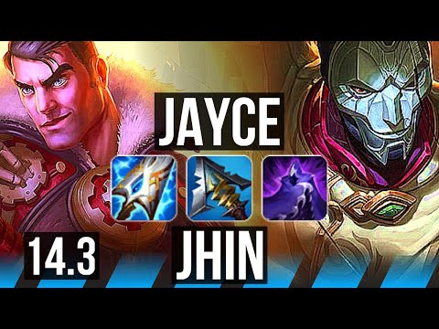 JAYCE vs JHIN (MID) | Comeback, 400+ games | NA Challenger | 14.3