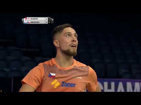 TOTAL BWF World Championships 2017 | Badminton Day 1 M12-MS | Rajiv Ouseph vs Adam Mendrek