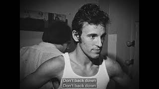 Bruce Springsteen - Don’t Back Down (V1) - Home Demo (Sep 1981 - May 1982)