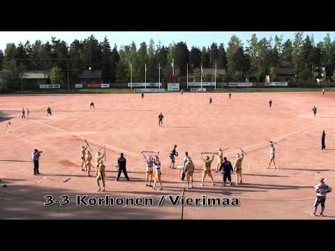 Miesten Superpesis 2012 - Hyvinkään Tahko vs Kouvolan Pallonlyöjät - Juoksukooste