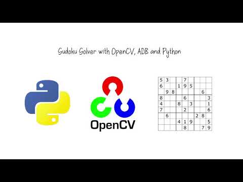 sudoku solver using OpenCV, Python, ADB