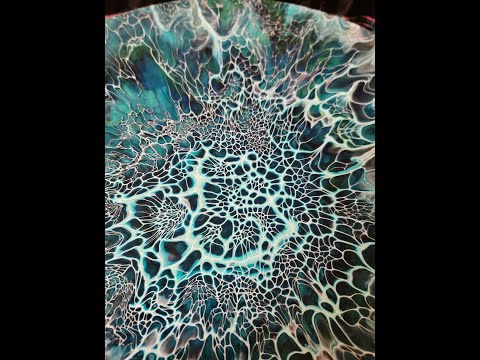 # 43, Bloom Technique /acrylic pouring