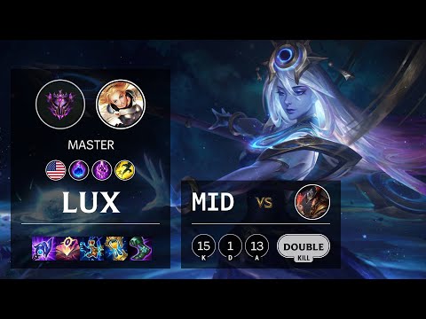 Lux Mid vs Twisted Fate - NA Master Patch 11.18