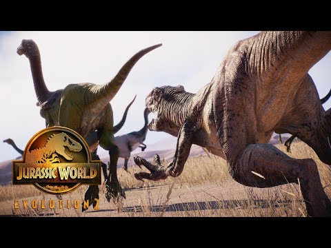 Velociraptor HUNTS Gallimimus - Life in the Cretaceous || Jurassic World Evolution 2 🦖 [4K] 🦖
