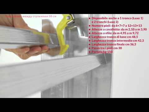 LUXE3 SVELT - Развижная и многопозиционная лестница