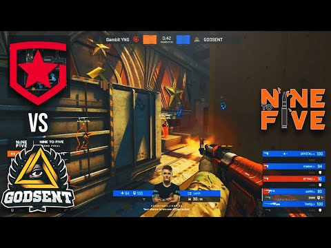 EPIC FINAL! Gambit vs GODSENT - Nine to Five 4 - HIGHLIGHTS | CSGO