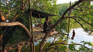 Download lagu BERKEMAH DI ATAS POHON TENGGELAM SAMBIL MANCING IKAN BESAR mp3