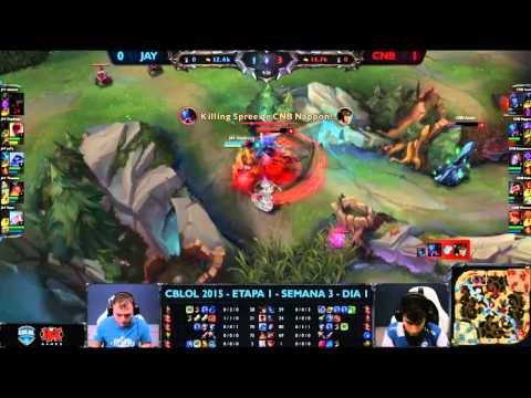 Nappon camping the sh*t out of element CBLOL2015 week3