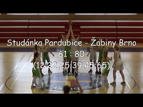2019 0127 Extraliga U17 _ Studánka Pardubice - Žabiny Brno