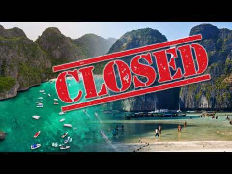 Maya Beach closed, Thai island of Koh Phi Phi Leh, The Beach with Leonardo di Caprio, mass tourism
