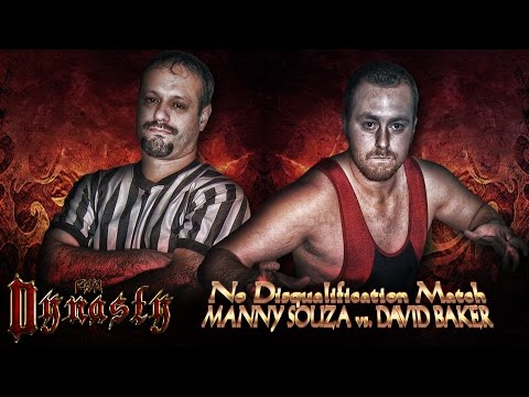 RWA Dynasty 2015  - No DQ Match -  Manny Souza vs  David Baker