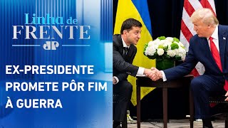 Trump afirma ter ‘relação muito boa’ com Putin e Zelensky