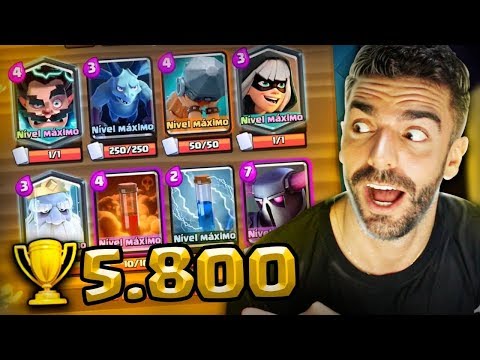 DECK PARA PARA CHEGAR NOS +5.800 TROFEUS DO CLASH ROYALE!