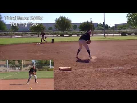 Josette A Valdez Softball Skills Video 2017 3B SS