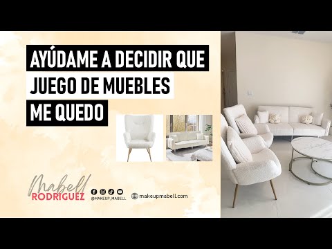 Ayudame a decidir que juego de muebles me quedo 😭🤔.