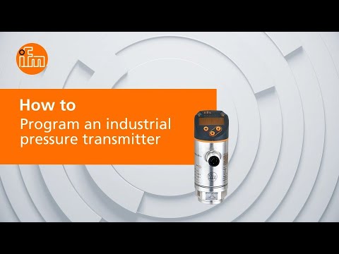 How to program an industrial pressure transmitter