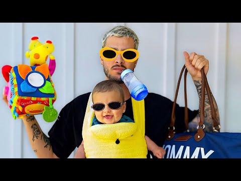 DADDY TAKE-OVER (Day In The Life Of A NEW Dad)
