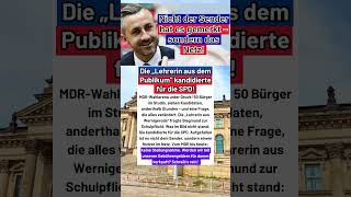 MDR-SKANDAL! 😱 „Bürgerin" aus der Wahlarena war SPD-Kandidatin! #deuts