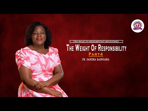 The Weight of Responsibility Part 4b I The Friday Service Part 2 I 24.10. 2025 I Pr. Sandra Baingana