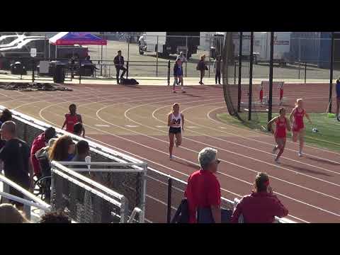 JVG 200m Heat 1 vs Marina 4-12-18 - Los Alamitos Girls