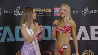 FMG International Sydney 2025 backstage interview with Caitlin Mantas