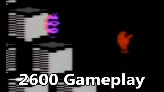 Q*bert Atari 2600 Gameplay - The No Swear Gamer