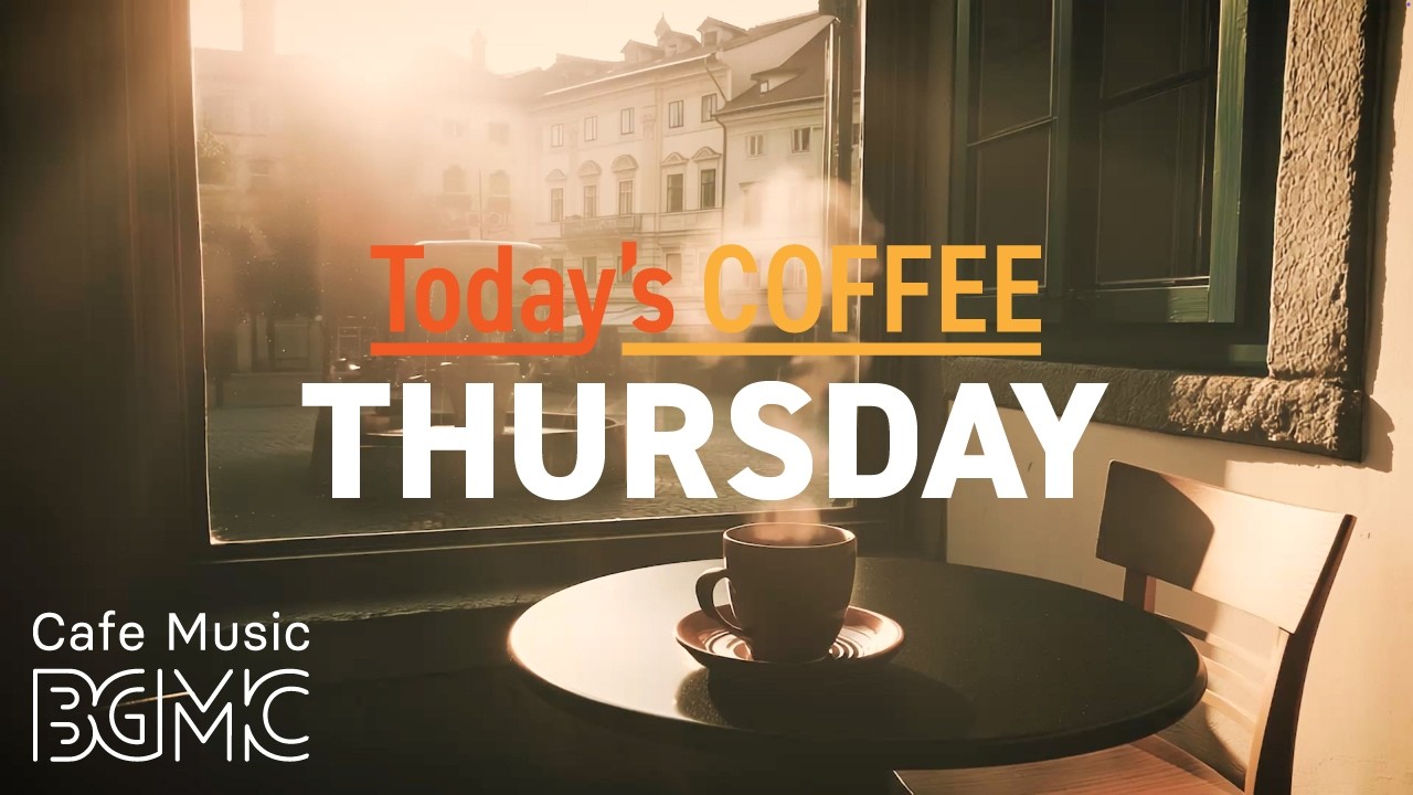 Today's COFFEE THURSDAY: Early Autumn Cafe Music ☕ Relaxing Jazz for Work | Cafe Music LIVE