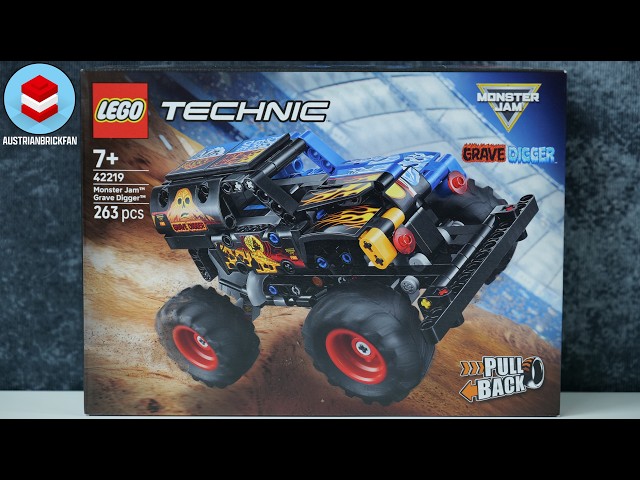 Vídeo relacionado con LEGO Technic Monster Jam Grave Digger Fuego y Hielo - Camión de Juguete de Carga Manual - Maqueta de Coche de Carreras con Detalles Realistas - Regalo de Cumpleaños para Niños y Fans de 7+ Años 42219