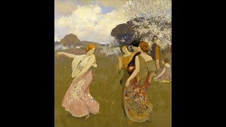 Arthur Frank Mathews (1860 - 1945) American painter ✽ Ennio Morricone /  Melodia dalla Zolfara