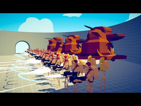 DROIDS vs EVERY UNIT - Totally Accurate Battle Simulator (TABS)