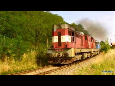 Krátké zastavení za vlaky na jižní Moravě (ČD 714, 750.7, 754, ČDC 742, 750)