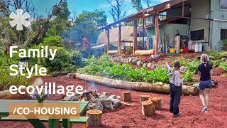 Family-style ecovillage is co-housing at heart of huge food-forest 🥗