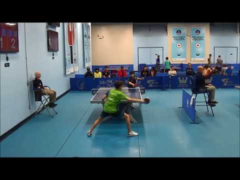 Westchester Table Tennis Center January 2018 Open Singles Semi Final #2 - Gal Agluetti vs Nuo Xu