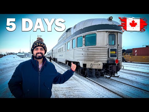 5 Days LUXURY TRAIN Journey in Canada 🇨🇦